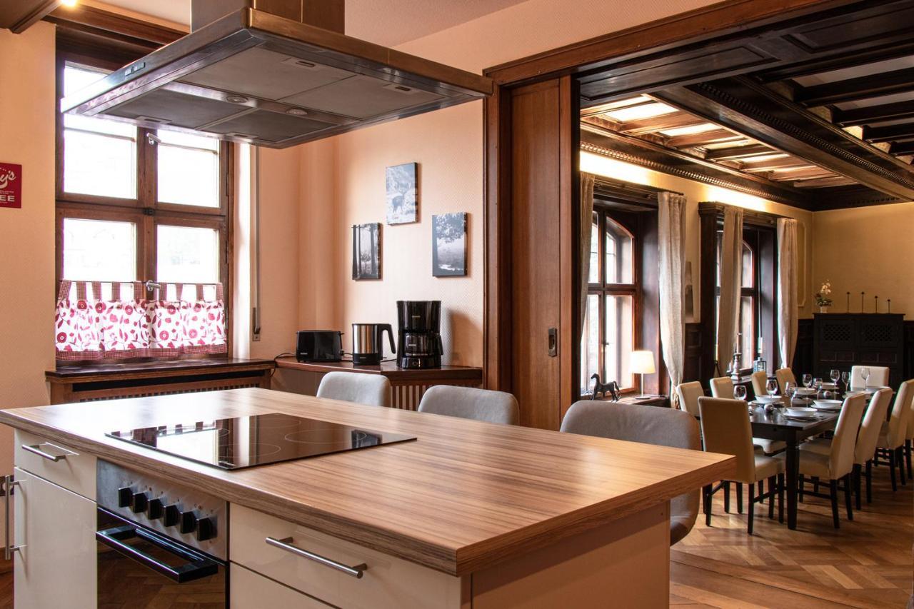 Salon Am Schlossberg 크베들린부르크 외부 사진